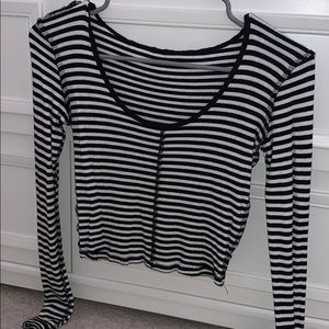 Long sleeve striped shirt
